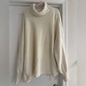 OFFLINE by Aerie Chillside Turtleneck Sweater - Cream - XL